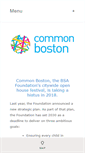 Mobile Screenshot of commonboston.org